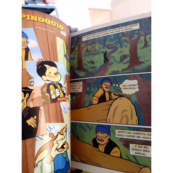Pinóquio em Quadrinhos, Adaptação do Clássico da Literatura de Carlo Collodi Pinóquio em Quadrinhos, Adaptação do Clássico da Literatura de Carlo Collodi