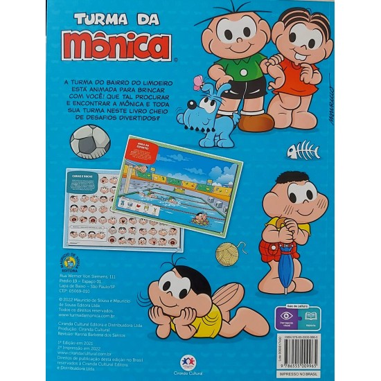 Procurar e Encontrar, Onde Está a Mônica?, Mauricio de Souza Procurar e Encontrar, Onde Está a Mônica?, Mauricio de Souza