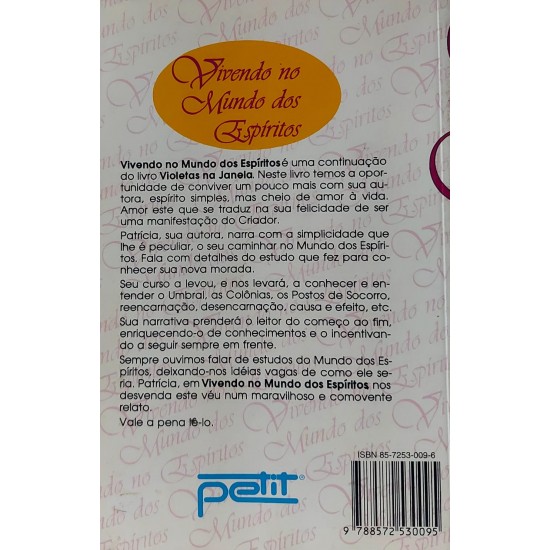 Vivendo no Mundo dos Espíritos, Vera Lucia Marinzeck