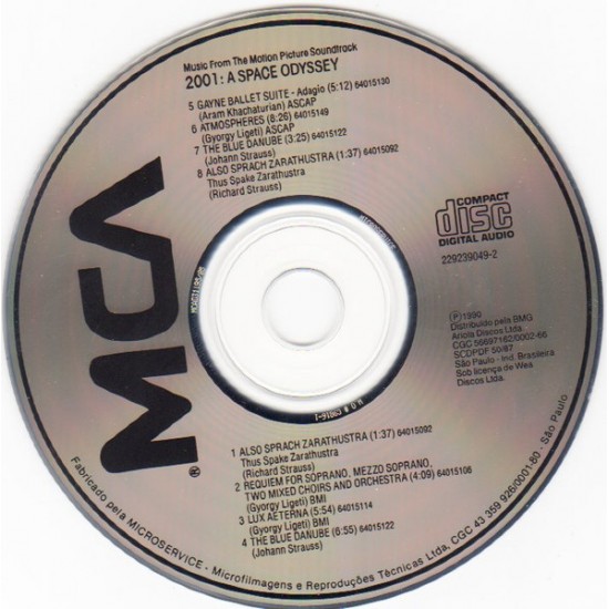 Cd 2001 A Space Odyssey, Volume Two