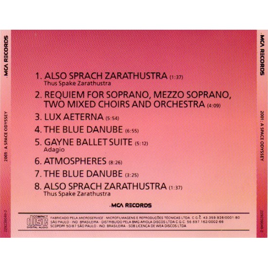 Cd 2001 A Space Odyssey, Volume Two