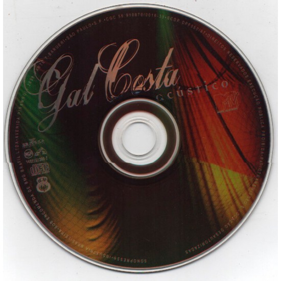 Cd Gal Costa, Acústico MTV Cd Gal Costa, Acústico MTV