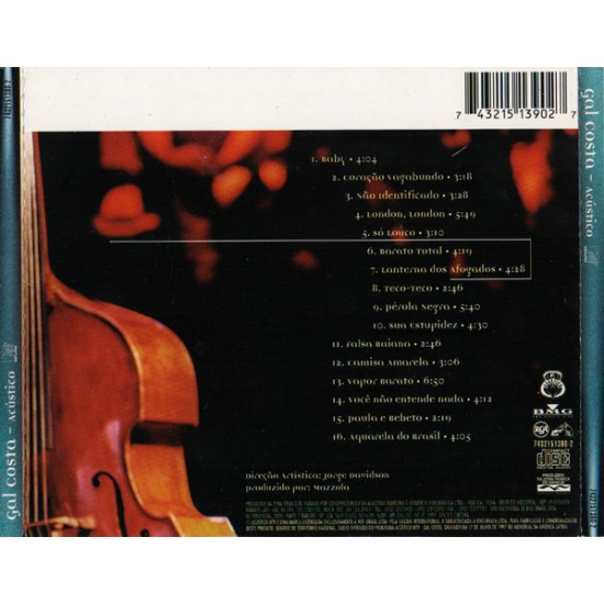 Cd Gal Costa, Acústico MTV Cd Gal Costa, Acústico MTV