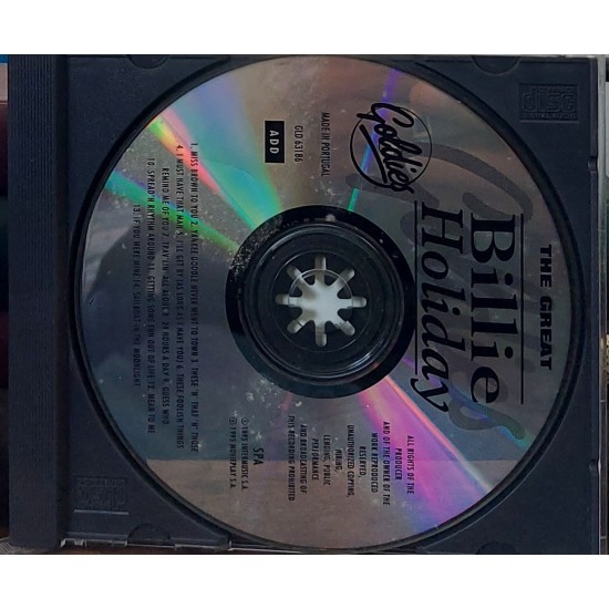 Cd Billie Holiday, The Great, Volume 2 Cd Billie Holiday, The Great, Volume 2