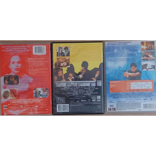 Kit com 3 Dvds, Caçadores de Emoção, Pulp Fiction, Corra, Lola, Corra Kit com 3 Dvds, Caçadores de Emoção, Pulp Fiction, Corra, Lola, Corra
